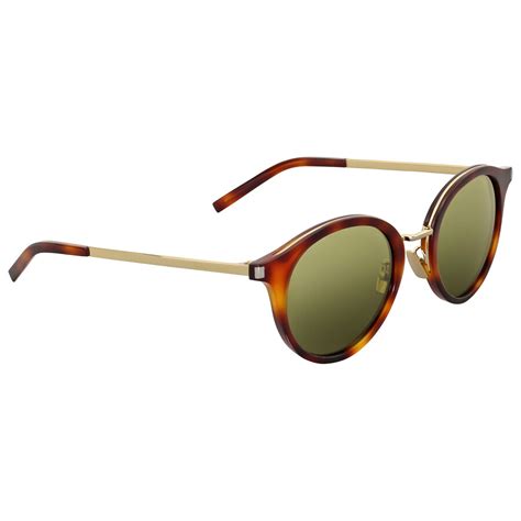 occhiali yves saint laurent havana|Saint Laurent Havana Round Sunglasses .